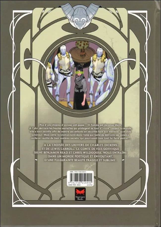 Verso de l'album Porcelaine Tome 3