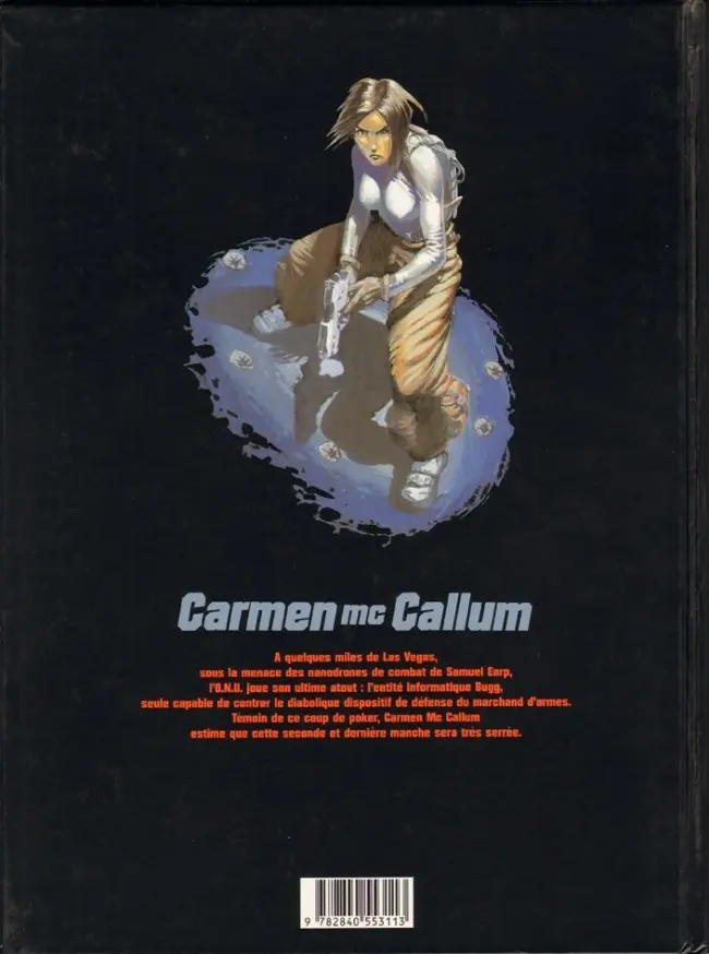 Verso de l'album Carmen Mc Callum Tome 5 Deus Ex Machina
