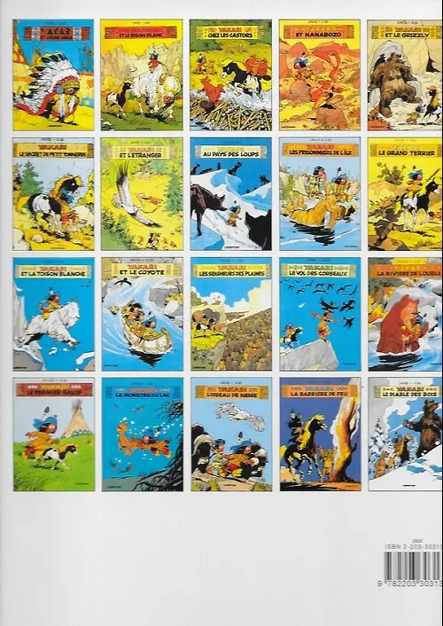 Verso de l'album Yakari Tome 13 Les seigneurs des plaines