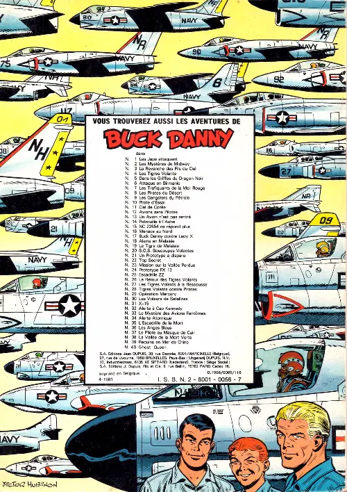 Verso de l'album Buck Danny Tome 19 Le Tigre de Malaisie
