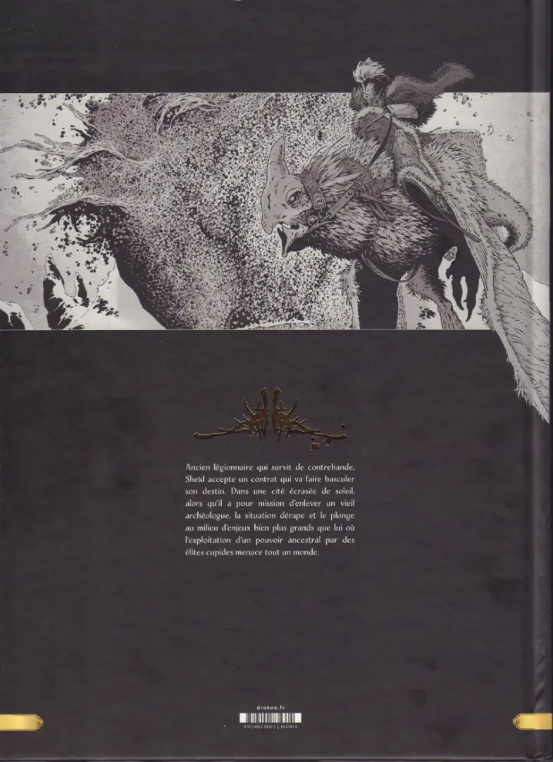 Verso de l'album Sheïd Le piège de Mafate