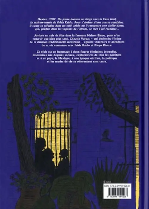 Verso de l'album La Casa Azul : Frida Kahlo et Chavela Vargas
