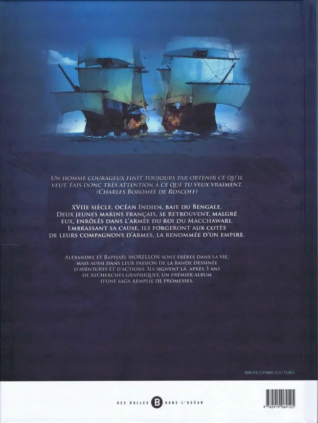 Verso de l'album Castan Tome 1 Pour l'honneur du Macchawari