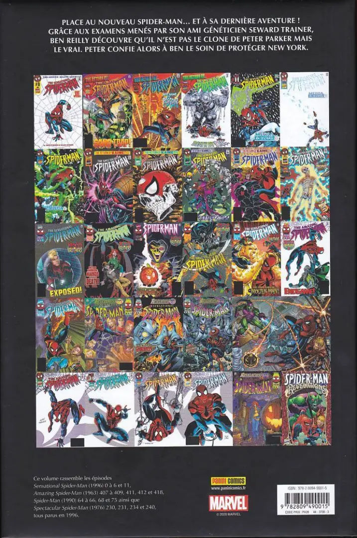 Verso de l'album Spider-Man : La saga du Clone Vol. 3