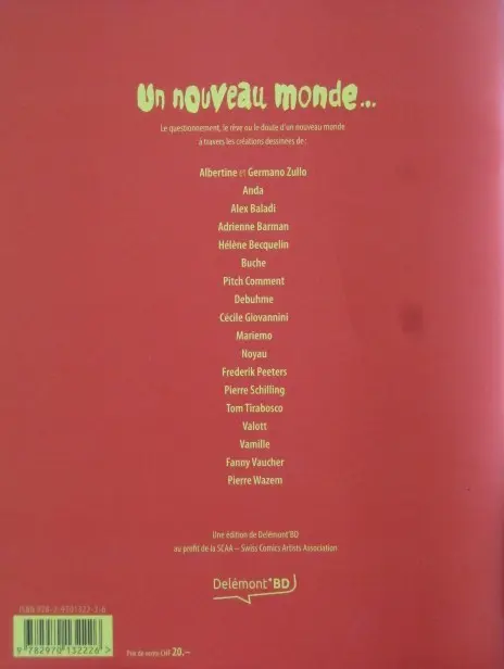 Verso de l'album Un nouveau monde ...