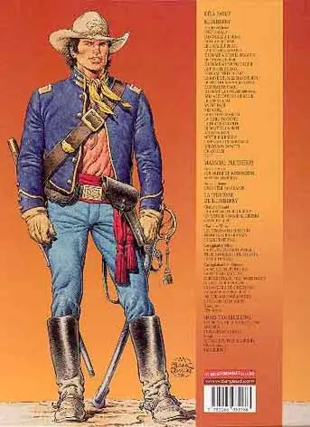 Verso de l'album La Jeunesse de Blueberry Tome 15 La Sirène de Veracruz