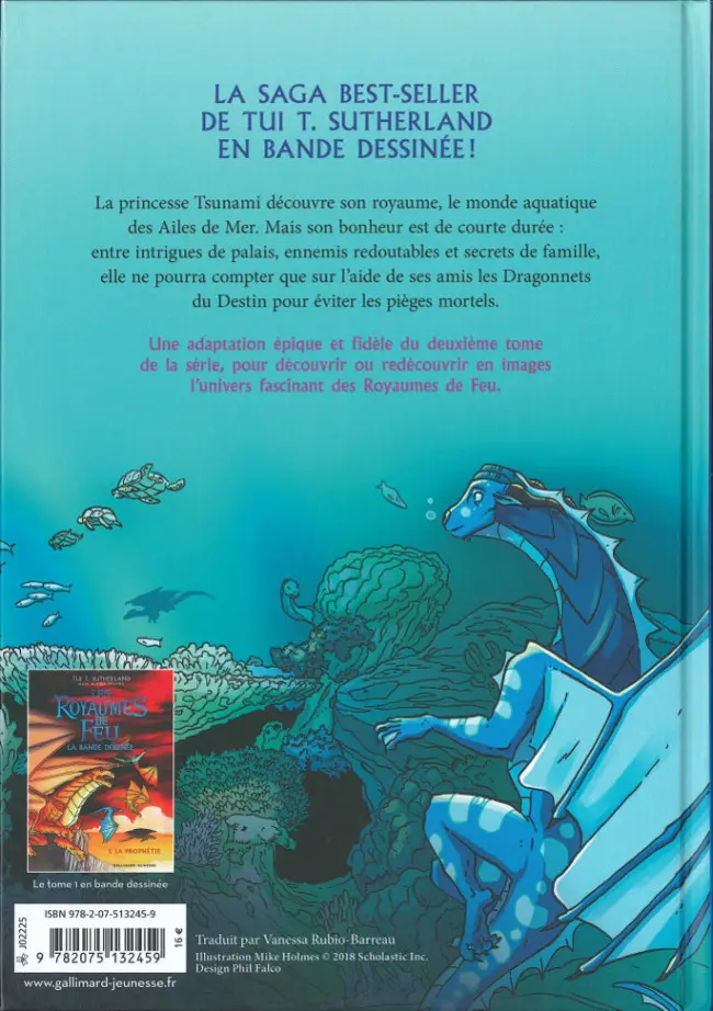Verso de l'album Les royaumes de Feu 2 La princesse disparue