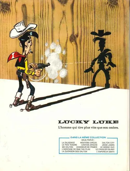 Verso de l'album Lucky Luke Tome 33 Le Pied-Tendre