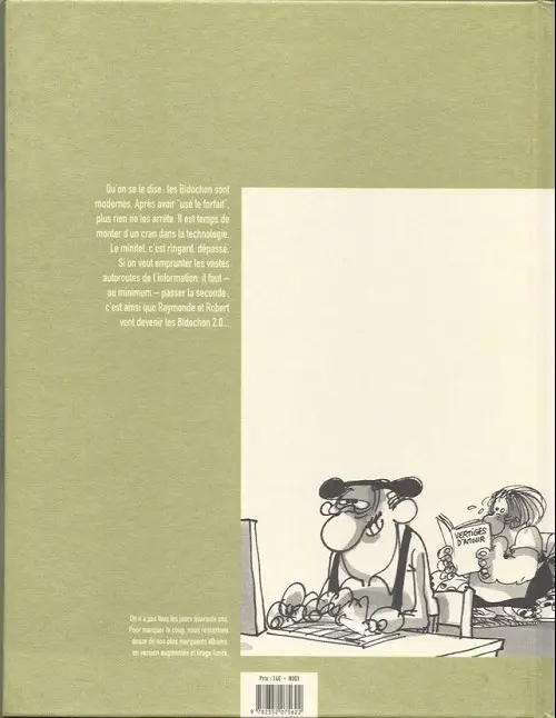 Verso de l'album Les Bidochon Tome 19 Les bidochon internautes
