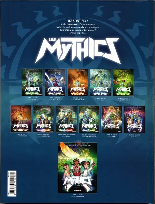 Verso de l'album Les Mythics Tome 11 Luxure