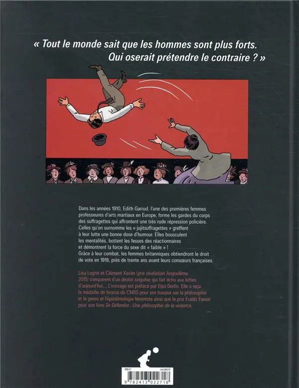 Verso de l'album Jujitsuffragettes