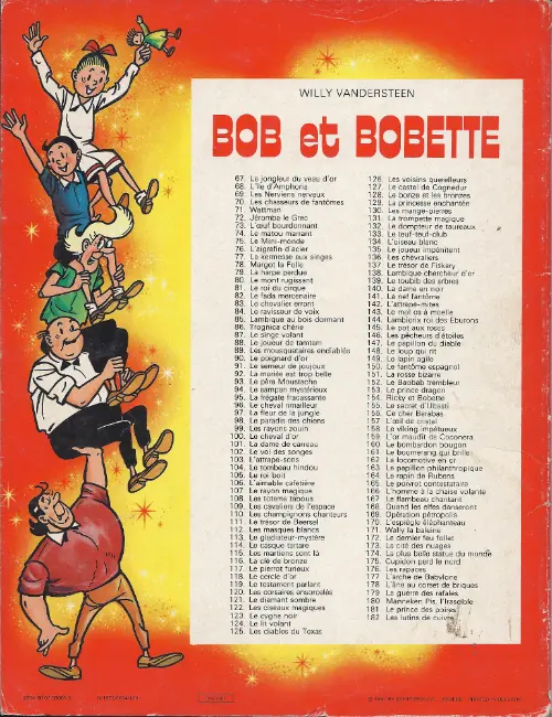 Verso de l'album Bob et Bobette Tome 83 Le chevalier errant