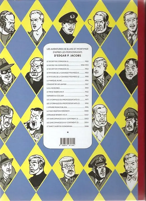 Verso de l'album Blake et Mortimer Tome 14 La Machination Voronov