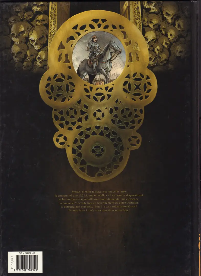 Verso de l'album Merlin Tome 10 La princesse d'Ys