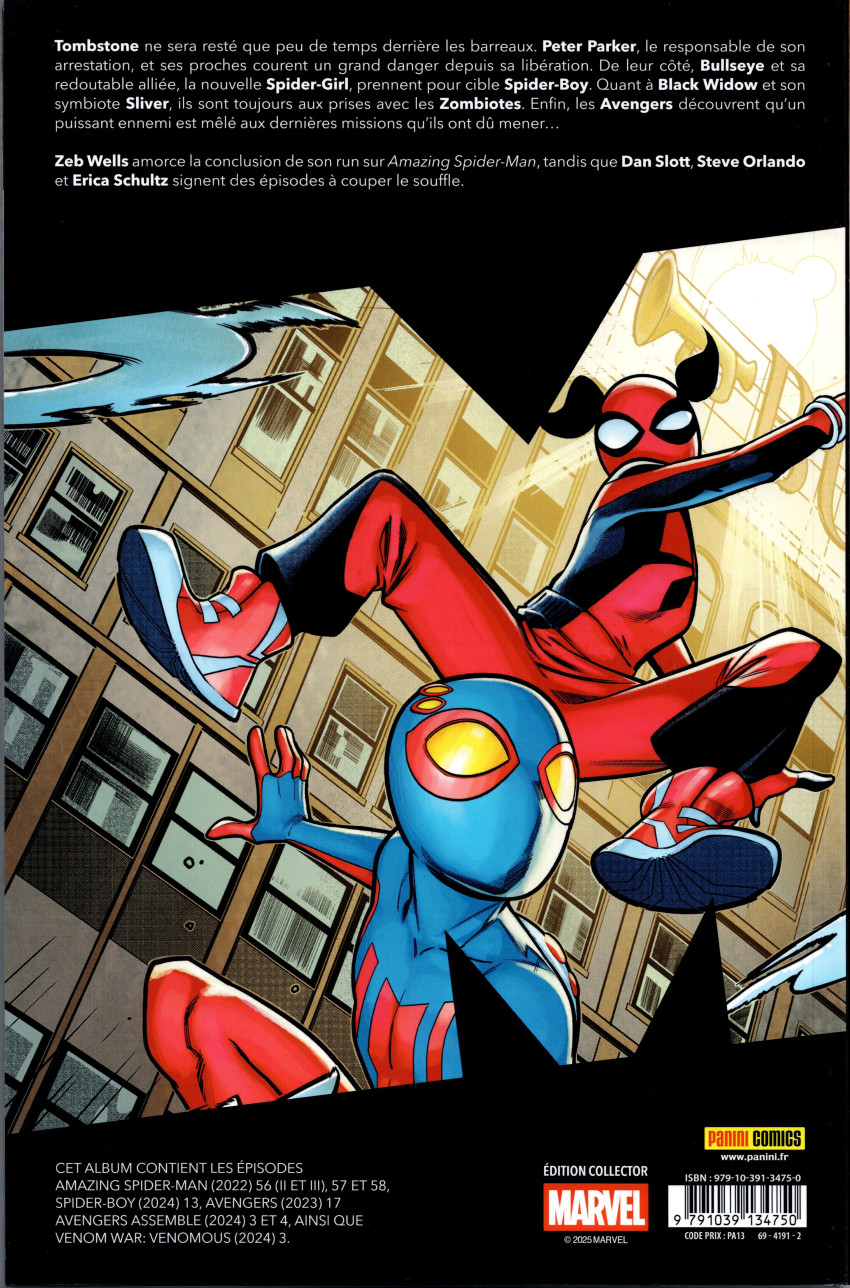 Verso de l'album Marvel Comics (II) 18