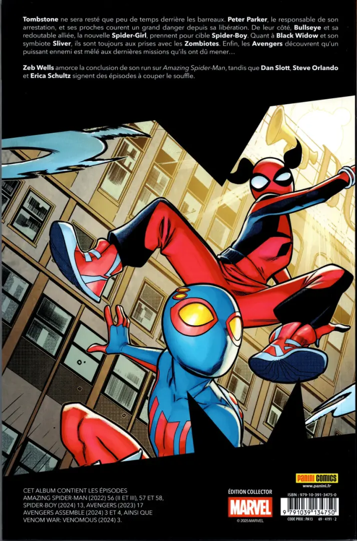 Verso de l'album Marvel Comics (II) 18