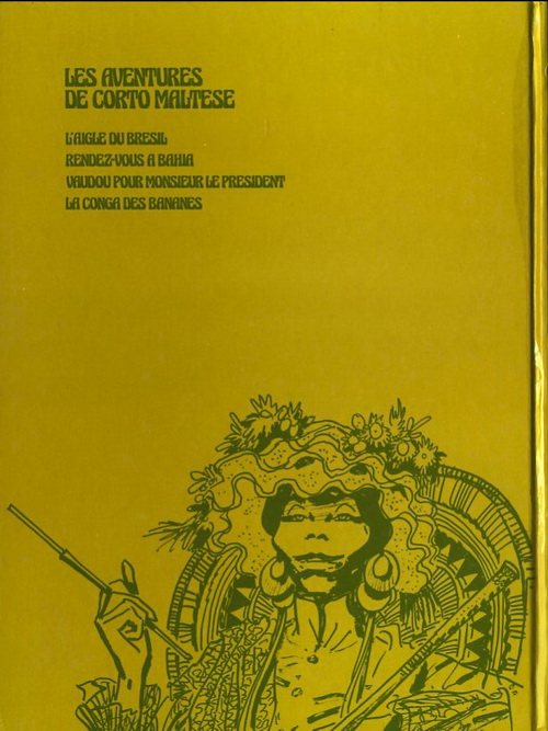 Verso de l'album Corto Maltese Tome 3 La conga des bananes