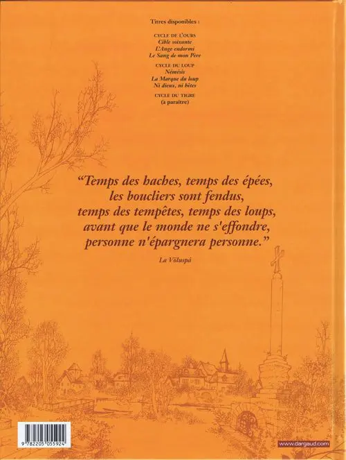 Verso de l'album La Croix de Cazenac Tome 6 Ni dieux, ni bêtes