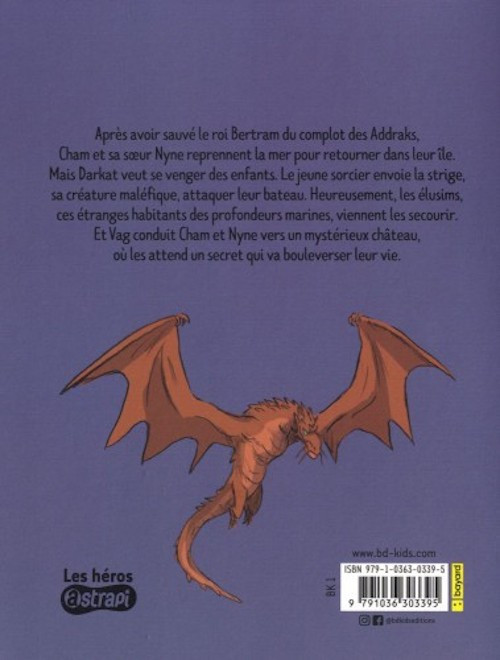 Verso de l'album Les Dragons de Nalsara Tome 2 Le livre des secrets