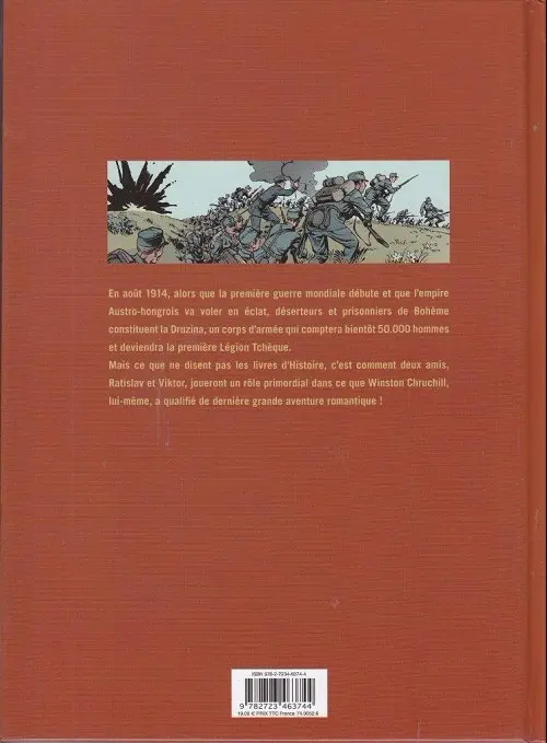 Verso de l'album La Druzina - 1914-1918