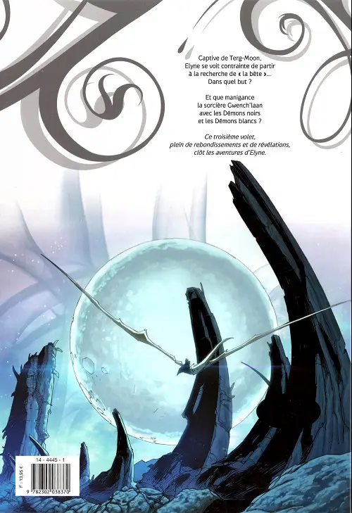 Verso de l'album Elyne Tome 3 Ennemis intimes