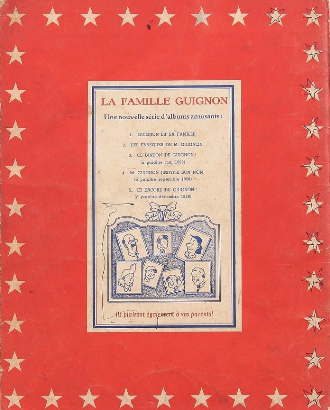 Verso de l'album La Famille Guignon Tome 1 Guignon et sa famille