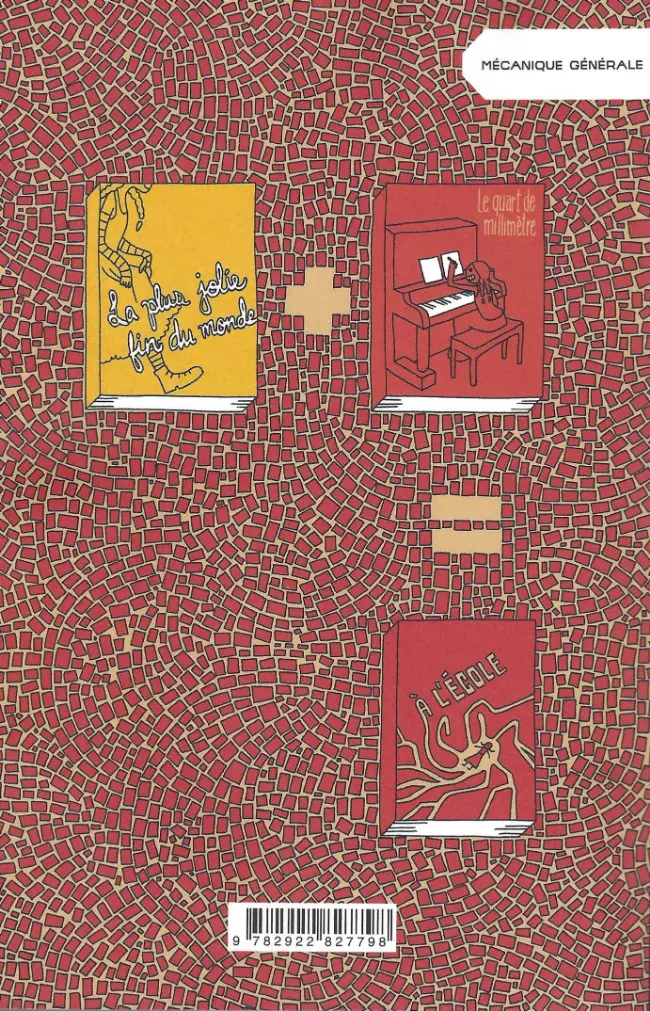 Verso de l'album À l'école