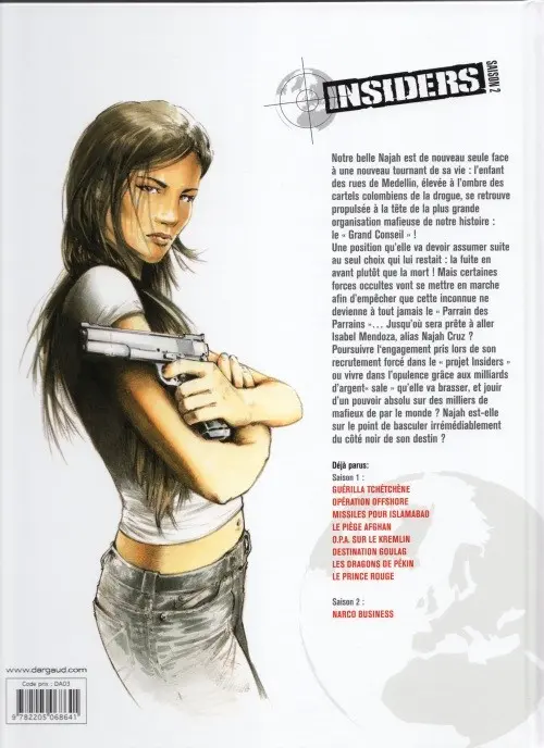 Verso de l'album Insiders Tome 9 Narco business