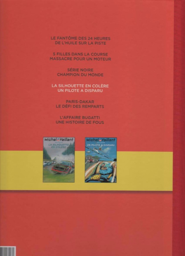 Verso de l'album Michel Vaillant Jacky Ickx L'Intégrale Tome 4