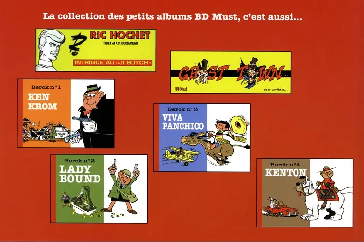 Verso de l'album Berck N° 1 Ken Krom