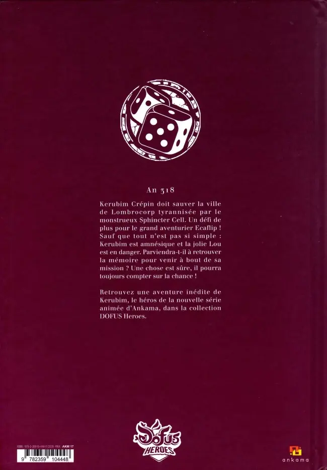 Verso de l'album Kerubim Tome 2