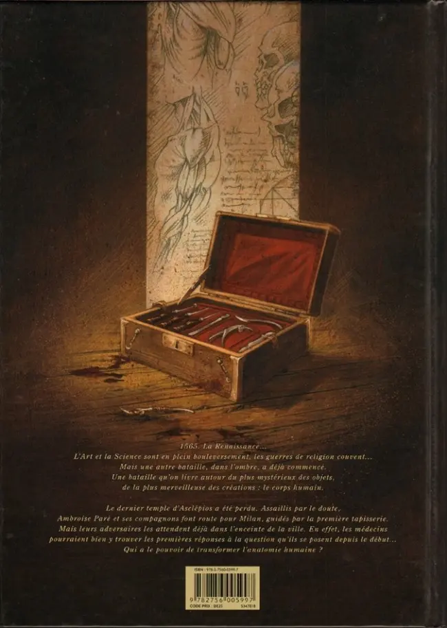 Verso de l'album La Licorne Tome 2 Ad Naturam