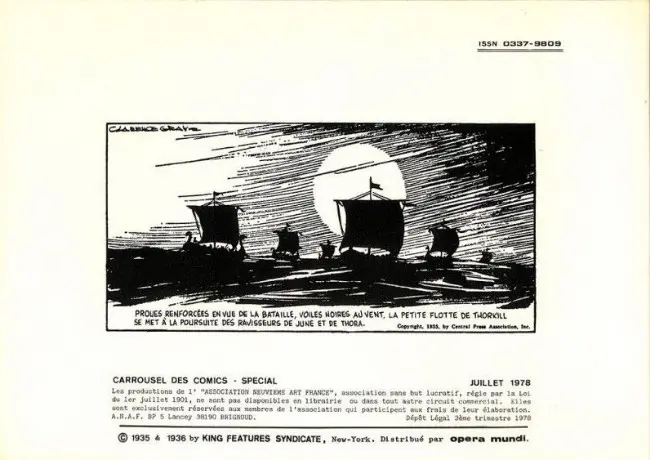Verso de l'album Luc Bradefer - Brick Bradford Anaf Tome 4 Aventure chez les vikings