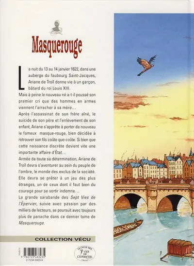 Verso de l'album Masquerouge - Épisode 3 - Marco Venanzi Tome 10 Ami, remplis mon verre !