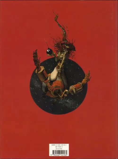 Verso de l'album Les Univers de Cromwell