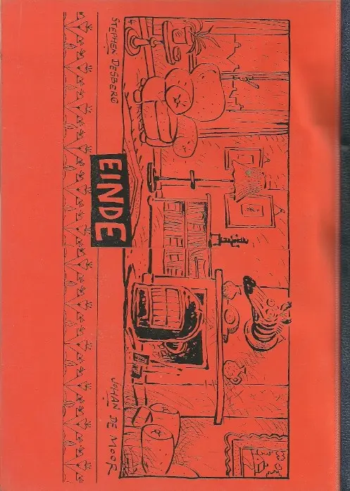 Verso de l'album Une ligne clairement vache