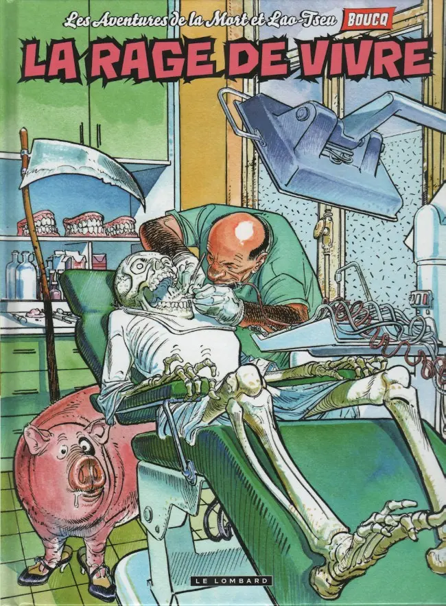 Couverture de l'album Les Aventures de la Mort et de Lao-Tseu Tome 1 La rage de vivre