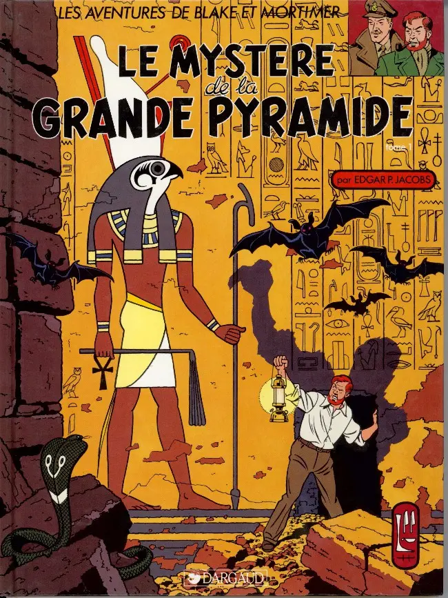Couverture de l'album Blake et Mortimer Tome 4 Le Mystère de la Grande Pyramide - Tome 1