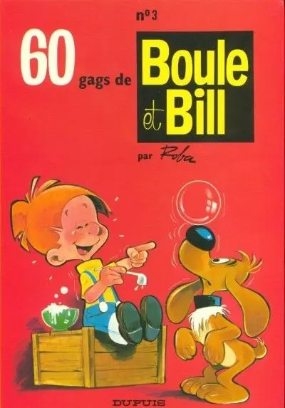 Couverture de l'album Boule & Bill Tome 3 60 gags de Boule et Bill