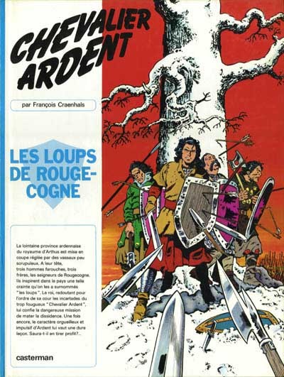 Couverture de l'album Chevalier Ardent Tome 2 Les loups de Rougecogne