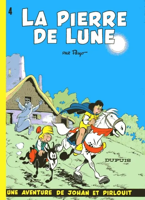 Couverture de l'album Johan et Pirlouit Tome 4 La pierre de lune