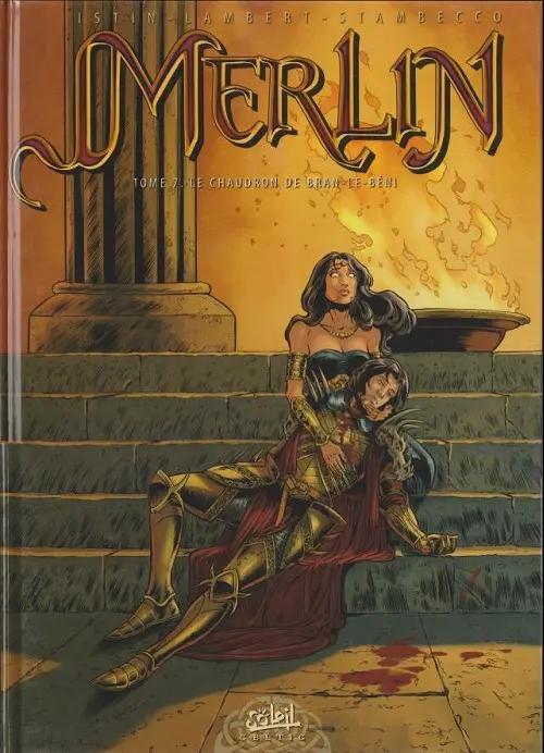 Couverture de l'album Merlin Tome 7 Le chaudron de Bran-le-Béni