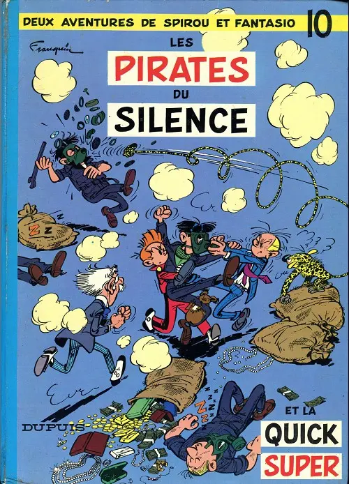 Couverture de l'album Spirou et Fantasio Tome 10 Les pirates du silence