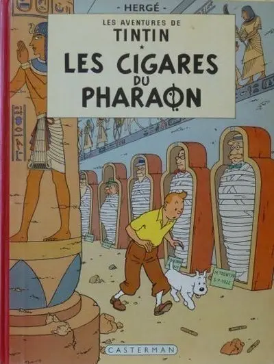 Couverture de l'album Tintin Tome 4 Les cigares du Pharaon