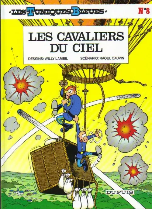 Couverture de l'album Les Tuniques Bleues Tome 8 Les cavaliers du ciel