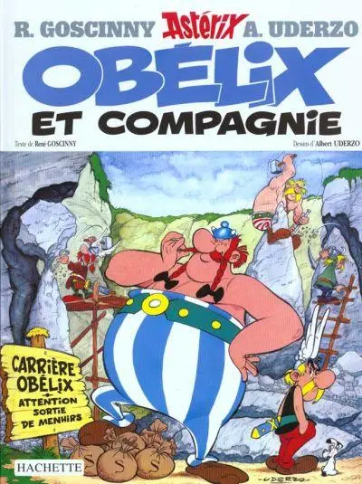 Couverture de l'album Astérix Tome 23 Obélix et compagnie