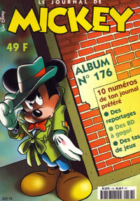 Couverture de l'album Le Journal de Mickey Album N° 176