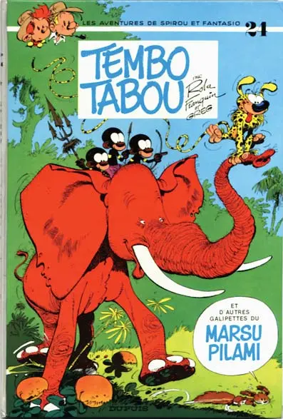 Couverture de l'album Spirou et Fantasio Tome 24 Tembo Tabou