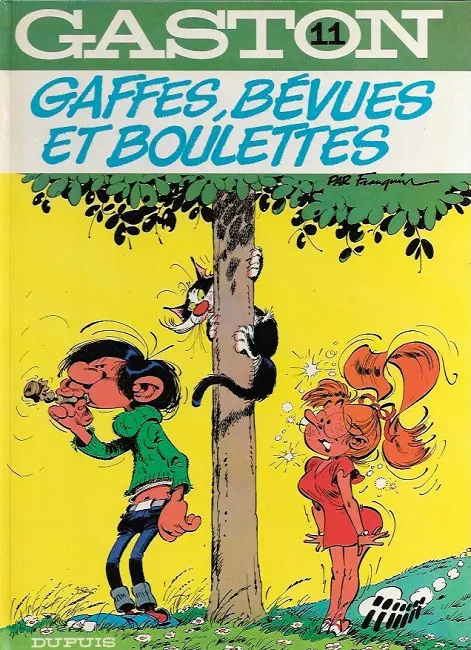 Couverture de l'album Gaston Tome 11 Gaffes, bévues et boulettes
