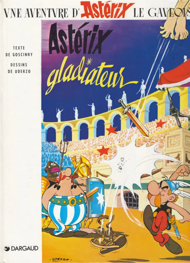 Couverture de l'album Astérix Tome 4 Astérix gladiateur